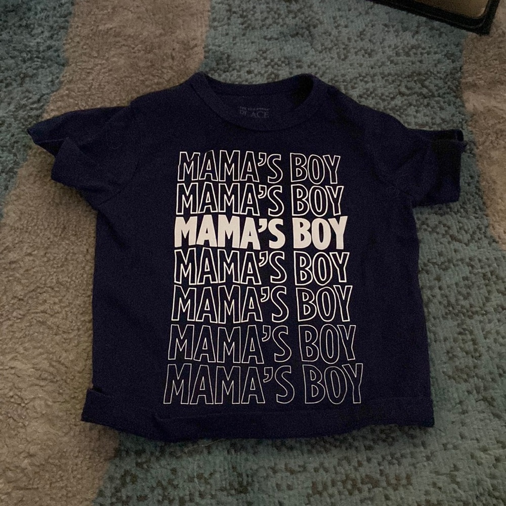 Mama’s boy tee 12-18 months